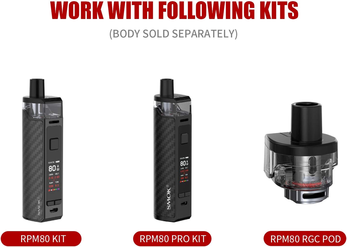 SMOK RPM80 RGC 0.17 COILS-3 SMOK RPM80 RGC 0.17 COILS-3