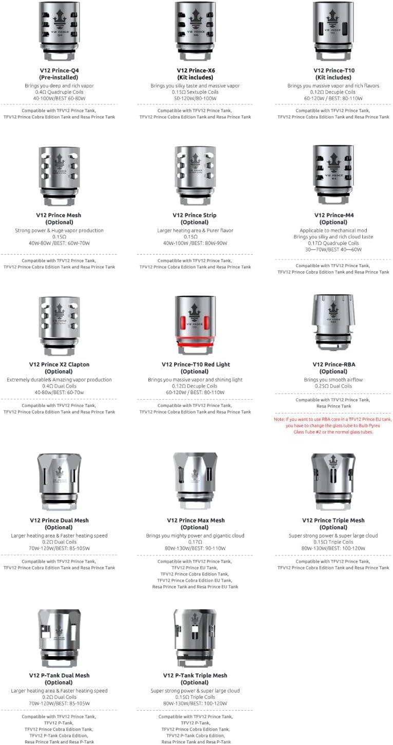 SMOK V12 PRINCE Q4-4 SMOK V12 PRINCE Q4-4